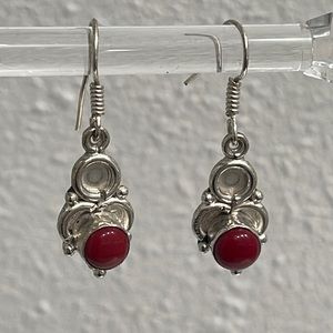 Handmade silver earrings